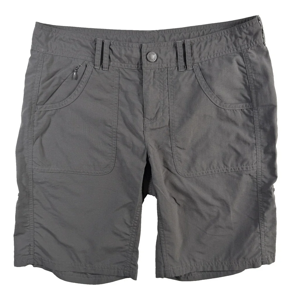 The North Face Horizon 2.0 Roll Up Shorts Womens 6 Gray Hiking Outdoors NF00CE4G
